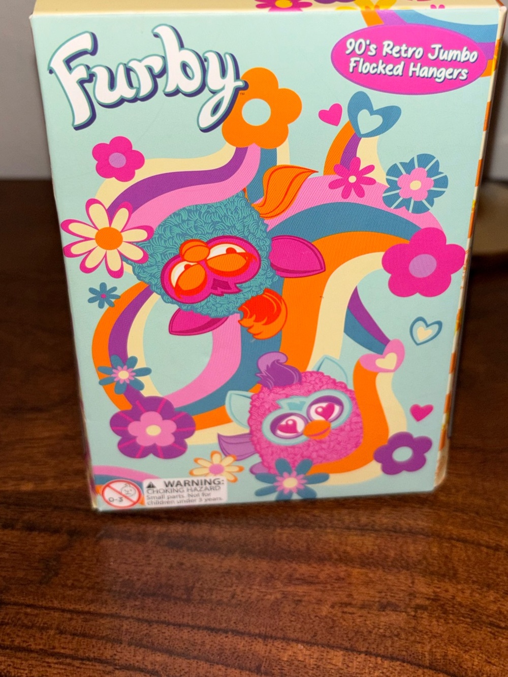 Furby 90’s Retro Jumbo Flocked Hangers Blind Box Sealed